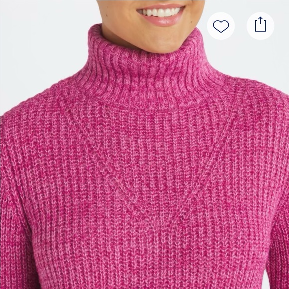 Love Elli Pink Turtleneck Sweater - Picture 11 of 12